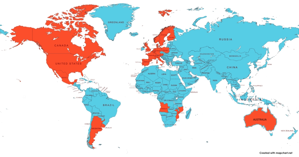 Installed countries with M81 Products